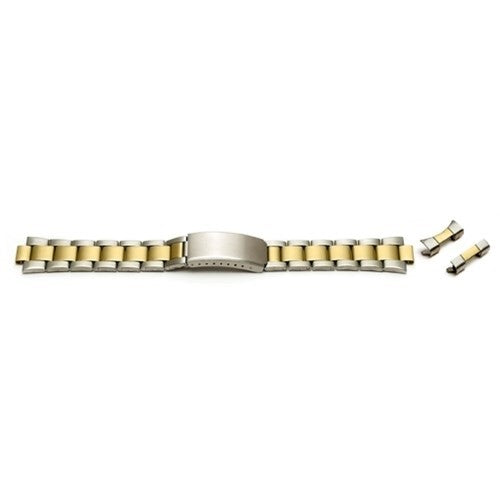 18-22mm Gold Metal Bracelets & Expanders Watch Strap | Chrono Straps UK