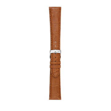 20mm Morellato Brown Genuine Alligator Watch Strap | Chrono Straps UK