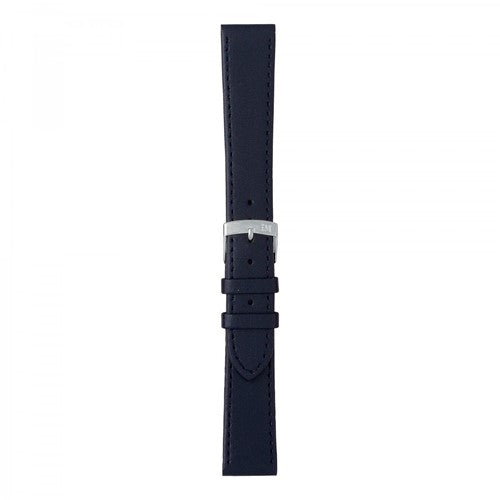20mm Morellato Blue Leather Watch Strap | Chrono Straps UK
