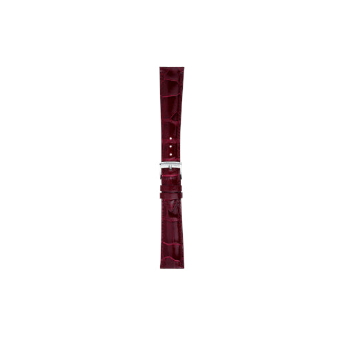18mm Morellato Red Genuine Lizard Watch Strap | Chrono Straps UK