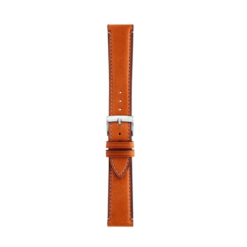 18mm Morellato Brown Leather Watch Strap | Chrono Straps UK