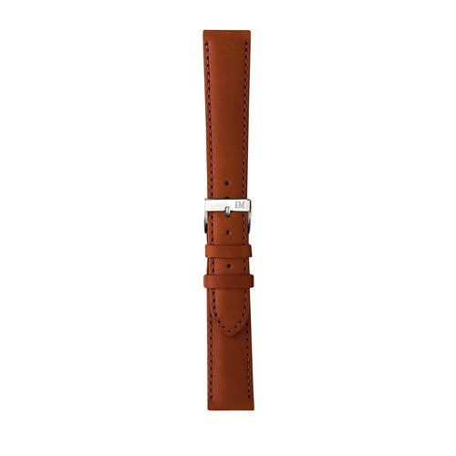 20mm Morellato Brown Leather Watch Strap | Chrono Straps UK
