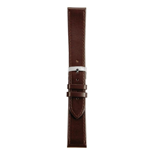 10mm Morellato Brown Leather Watch Strap | Chrono Straps UK