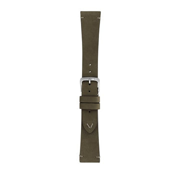 18mm Morellato Green Leather Watch Strap | Chrono Straps UK