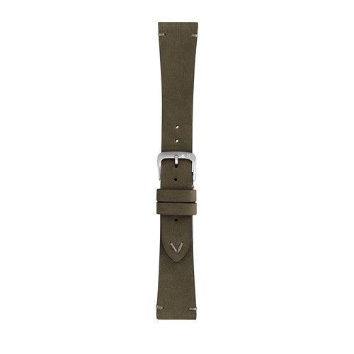 18mm Morellato Green Leather Watch Strap | Chrono Straps UK