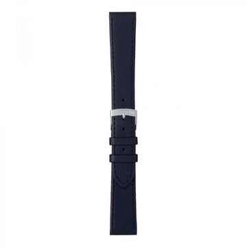 10mm Morellato Blue Leather Watch Strap | Chrono Straps UK