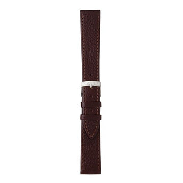 14mm Morellato Brown Leather Watch Strap | Chrono Straps UK