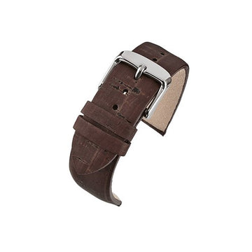 18mm Brown Vegan Friendly Vegan / Eco Watch Strap | Chrono Straps UK