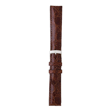 20mm Morellato Brown Genuine Crocodile Watch Strap | Chrono Straps UK