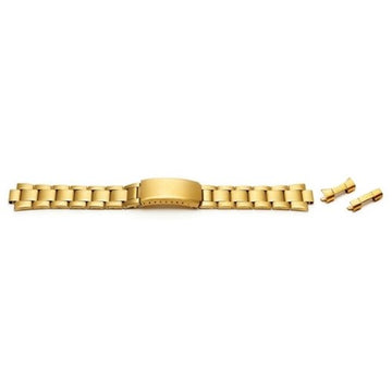 12-16mm Gold Metal Bracelets & Expanders Watch Strap | Chrono Straps UK