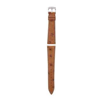 18mm Morellato Brown Leather Watch Strap | Chrono Straps UK