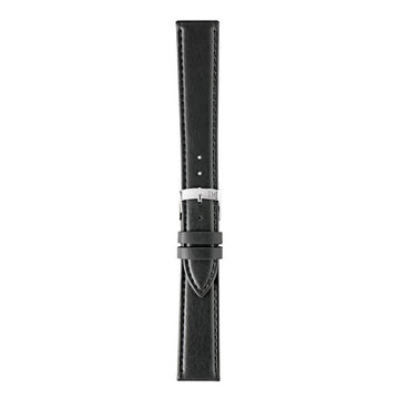 20mm Morellato Black Vegan Friendly Watch Strap | Chrono Straps UK