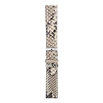 18mm Morellato Cream Genuine Python Watch Strap | Chrono Straps UK
