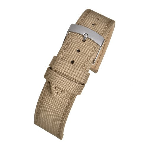 14mm Cream Vegan Friendly Vegan / Eco Watch Strap | Chrono Straps UK