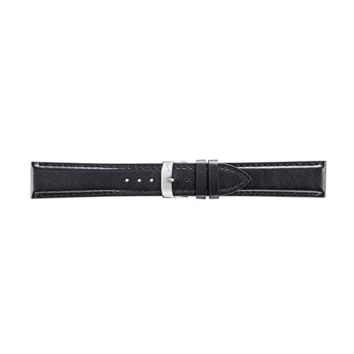 22mm Morellato Black Recycled Watch Strap | Chrono Straps UK
