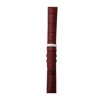 18mm Morellato Brown Leather Watch Strap | Chrono Straps UK