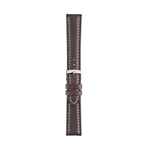 18mm Morellato Brown Leather Watch Strap | Chrono Straps UK