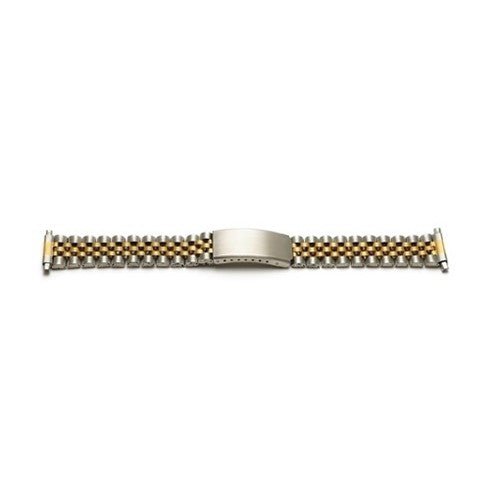 10-14mm Gold/Silver Metal Bracelets & Expanders Watch Strap | Chrono Straps UK