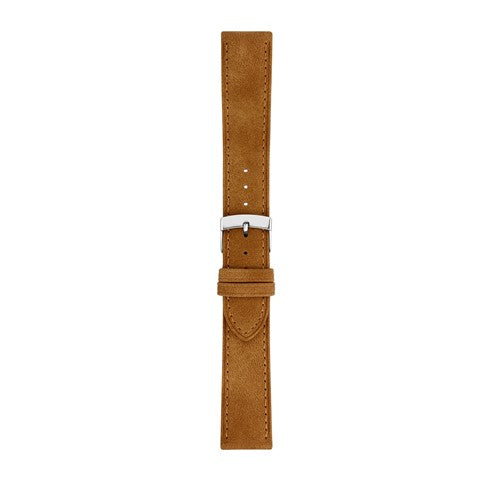 20mm Morellato Brown Leather Watch Strap | Chrono Straps UK