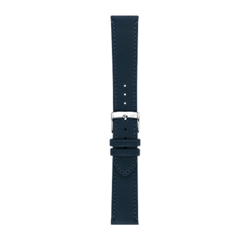 20mm Morellato Blue Leather Watch Strap | Chrono Straps UK