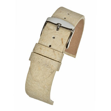 12mm Cream Vegan Friendly Vegan / Eco Watch Strap | Chrono Straps UK