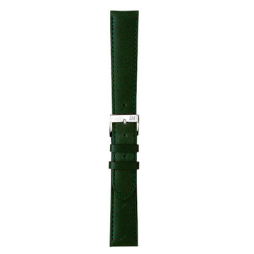 14mm Morellato Green Leather Watch Strap | Chrono Straps UK