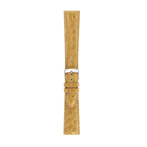 14mm Morellato Cream Genuine Crocodile Watch Strap | Chrono Straps UK