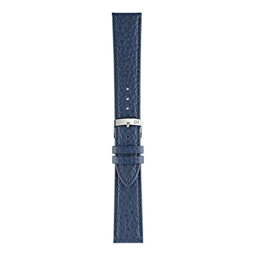 14mm Morellato Blue Leather Watch Strap | Chrono Straps UK