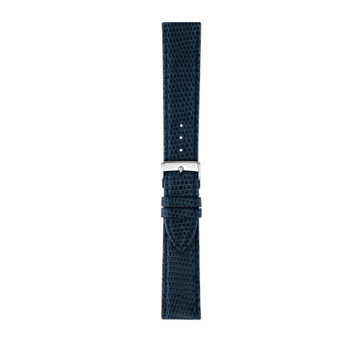 20mm Morellato Blue Genuine Lizard Watch Strap | Chrono Straps UK