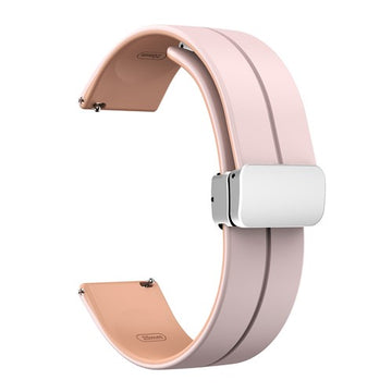 20mm Pink Silicone Quick Release Watch Strap | Chrono Straps UK