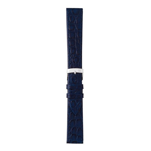 14mm Morellato Blue Leather Watch Strap | Chrono Straps UK