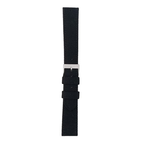 22mm Morellato Black Nylon\Woven Watch Strap | Chrono Straps UK