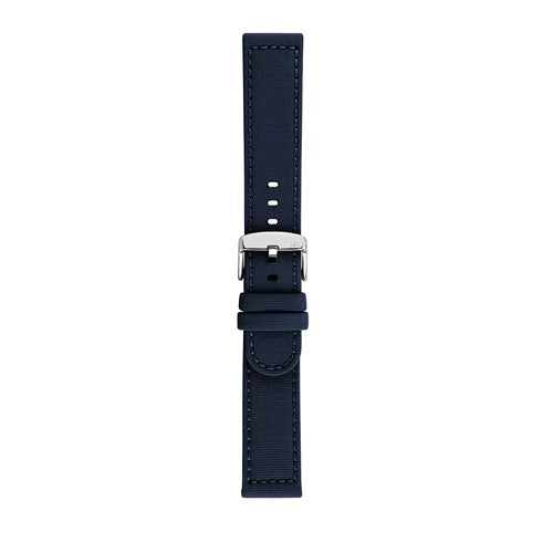 18mm Morellato Blue Nylon\Woven Watch Strap | Chrono Straps UK