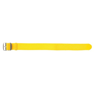 20mm Yellow Nylon\Woven Perlon Watch Strap | Chrono Straps UK