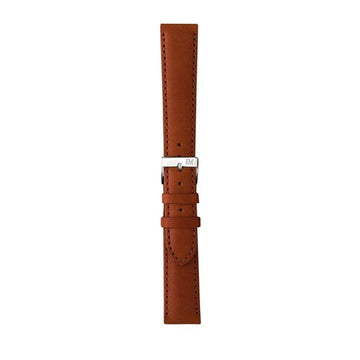 14mm Morellato Brown Leather Watch Strap | Chrono Straps UK