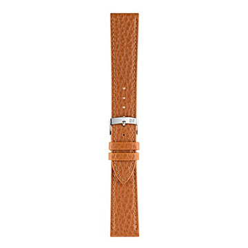 14mm Morellato Brown Leather Watch Strap | Chrono Straps UK