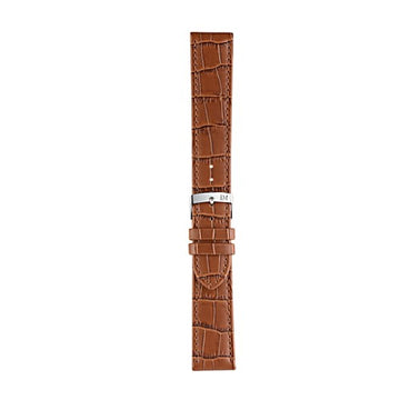 16mm Morellato Brown Leather Watch Strap | Chrono Straps UK