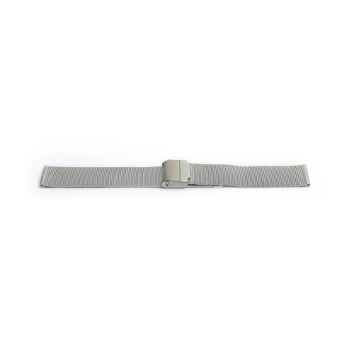18mm Silver Metal Bracelets & Expanders Watch Strap | Chrono Straps UK