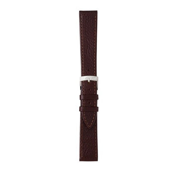 14mm Morellato Brown Leather Watch Strap | Chrono Straps UK