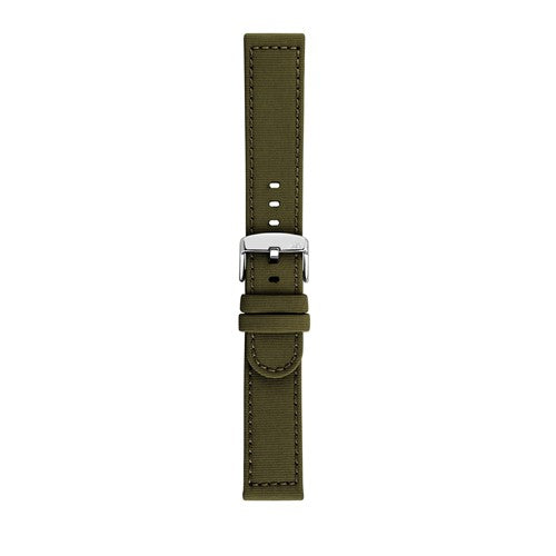 22mm Morellato Green Nylon\Woven Watch Strap | Chrono Straps UK