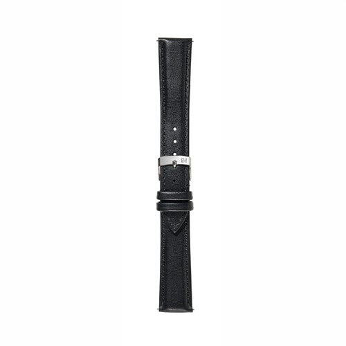 16mm Morellato Black Vegan Friendly Watch Strap | Chrono Straps UK