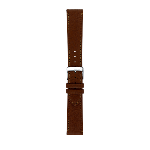 22mm Morellato Brown Leather Watch Strap | Chrono Straps UK