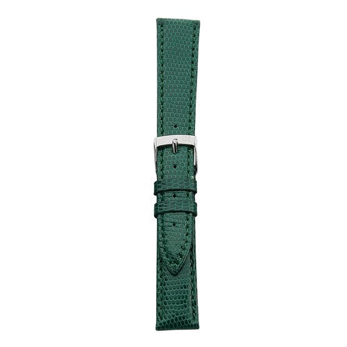 16mm Morellato Green Genuine Lizard Watch Strap | Chrono Straps UK