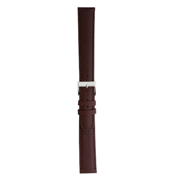 16mm Morellato Brown Leather Watch Strap | Chrono Straps UK