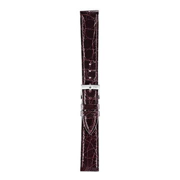 20mm Morellato Brown Genuine Crocodile Watch Strap | Chrono Straps UK