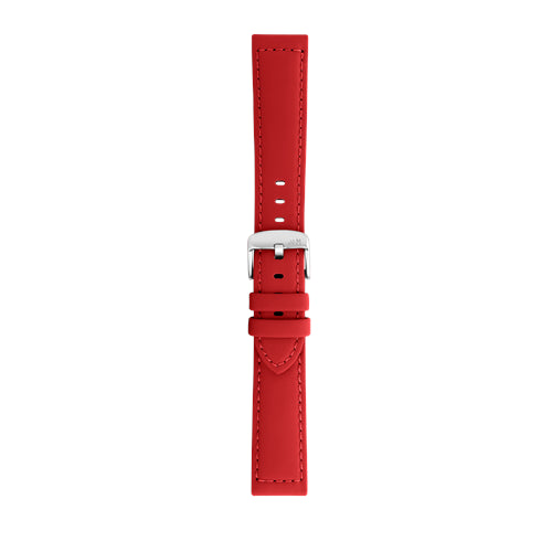 22mm Morellato Red Recycled Watch Strap | Chrono Straps UK