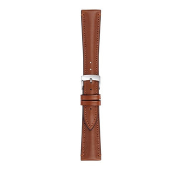 18mm Morellato Brown Leather Watch Strap | Chrono Straps UK