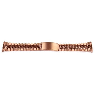 10-14mm Rose Gold Metal Bracelets & Expanders Watch Strap | Chrono Straps UK