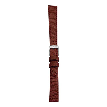 12mm Morellato Red Genuine Lizard Watch Strap | Chrono Straps UK