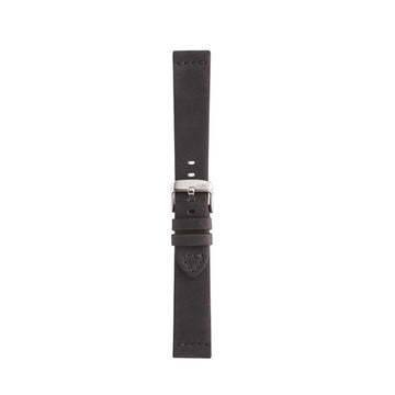 24mm Morellato Blue Leather Watch Strap | Chrono Straps UK